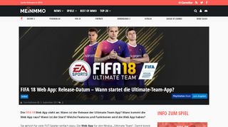 
                            5. FIFA 18 Web App: Release-Datum - mein-mmo.de