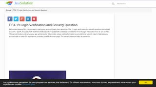 
                            6. FIFA 19 Login Verification and Security Question ...