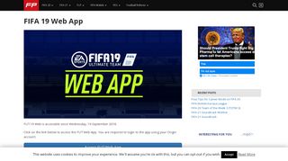 
                            8. FIFA 19 Web App – FIFPlay
