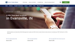 
                            9. Fifth Third Bank Branch & ATM locations in Evansville, IN