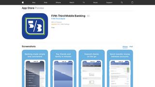 
                            5. ‎Fifth Third Mobile Banking on the App Store