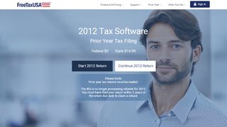 
                            5. File 2012 Federal Taxes (100% Free) on FreeTaxUSA®