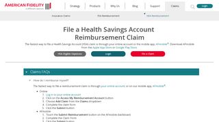 
                            7. File an HSA Claim | American Fidelity