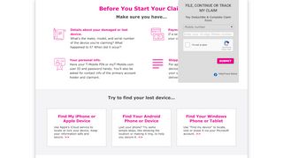 
                            8. File or Track My Claim | T-Mobile | Assurant