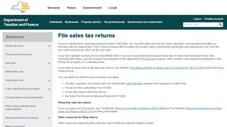 
                            9. File sales tax returns - Tax.ny.gov
