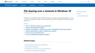 
                            2. File sharing over a network in Windows 10 - Windows Help