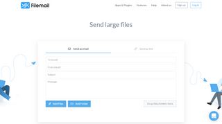 
                            9. Filemail.com - Send large files - Secure file sharing