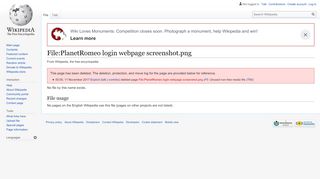 
                            10. File:PlanetRomeo login webpage screenshot.png - Wikipedia