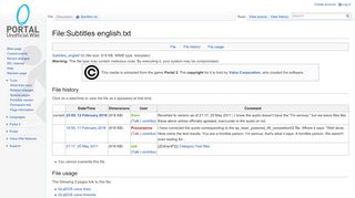 
                            8. File:Subtitles english.txt - Portal Wiki