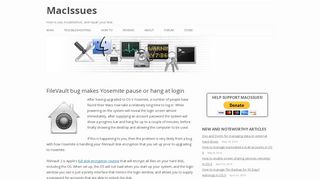 
                            6. FileVault bug makes Yosemite pause or hang at login ...