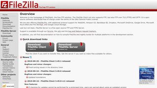 
                            10. FileZilla - The free FTP solution