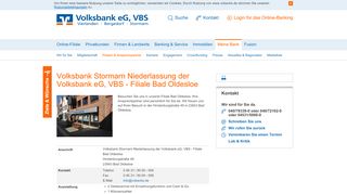 
                            11. Filiale Bad Oldesloe - Volksbank eG, VBS