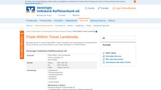 
                            4. Filiale Wittlich Trierer Landstraße - Vereinigte Volksbank ...