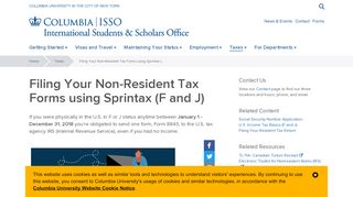 
                            3. Filing Your Non-Resident Tax Forms using Sprintax (F and J ...