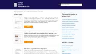 
                            8. Fillable eclass login - Edit Online, Print & Download Forms in PDF ...
