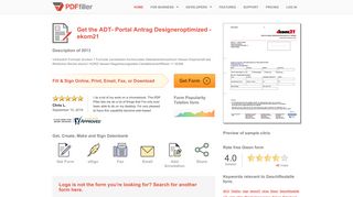 
                            3. Fillable Online ekom21 ADT- Portal Antrag Designeroptimized ...