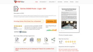 
                            8. Fillable Online OCBIS Portal:: Login - GSI Fax Email Print - PDFfiller