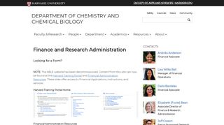 
                            6. Finance and Research Administration | Department of Chemistry and ...