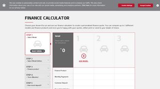 
                            5. Finance Calculator: Request a Price Quote | Kia Motors UK