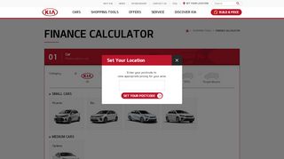 
                            3. Finance & Repayment Calculator | Kia Australia