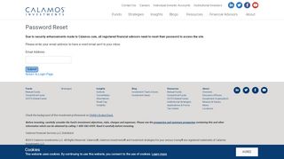 
                            1. Financial Advisor Login | Calamos Investments