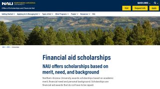 
                            6. Financial aid scholarships - Northern Arizona University