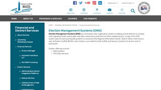 
                            9. Financial and District Services / Election Management Systems