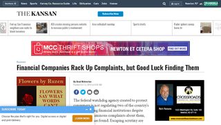 
                            7. Financial Companies Rack Up Complaints, but Good Luck Finding ...