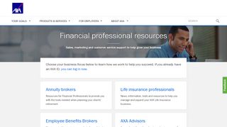 
                            6. Financial professional resources from AXA - AXA.com