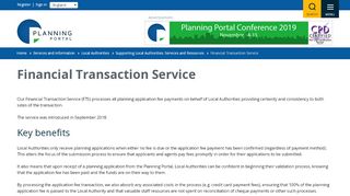 
                            2. Financial Transaction Service - Planning Portal