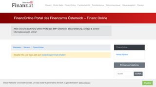 
                            1. FinanzOnline Portal des Finanzamts – Finanz Online