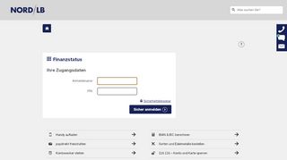 
                            5. Finanzstatus - Login Online-Banking