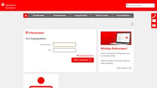 
                            9. Finanzstatus - Sparkasse Hannover