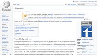 
                            4. Finanztest - Wikipedia