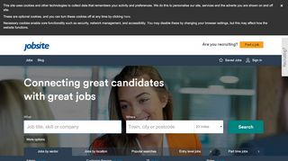 
                            1. Find 1000s of UK Jobs. Start your job search with Jobsite UK