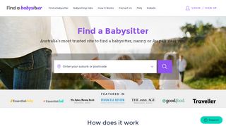 
                            1. Find A Babysitter, a meeting place for Parents & Babysitters