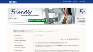 
                            4. Find a Dentist: The Source You Can Trust - 1-800-DENTIST®
