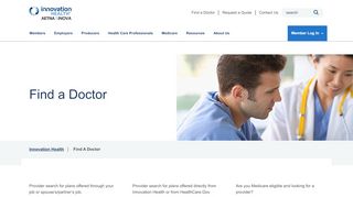 
                            1. Find A Doctor | Innovation Health