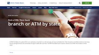 
                            8. Find a Fifth Third Bank Branch or ATM by State