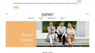 
                            9. Find a Job - career.esprit.com