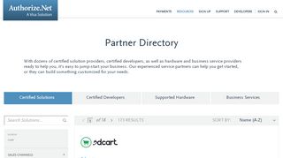 
                            6. Find a Partner | Authorize.Net