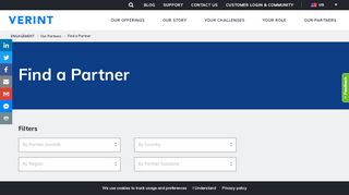 
                            4. Find a Partner | Verint Systems