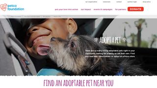 
                            5. Find and Adopt a Pet Near You | Petco Foundation