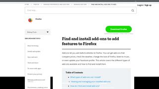 
                            4. Find and install add-ons to add features to Firefox | How to ...