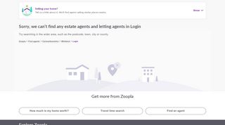 
                            2. Find Estate agents and letting agents in Login | Zoopla