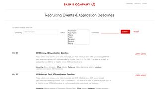 
                            8. Find Events - Recruits Portal - Bain & Company