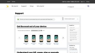 
                            8. Find Help for Your Cell Phone: Sprint Support