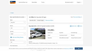 
                            4. Find Hyundai i20 login for sale - AutoScout24