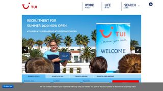 
                            2. Find jobs in travel with TUI Jobs UK, No 1 global travel ...