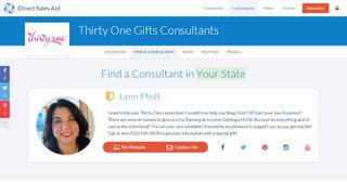 
                            6. Find Local Thirty One Gifts™ Consultants | Direct Sales Aid